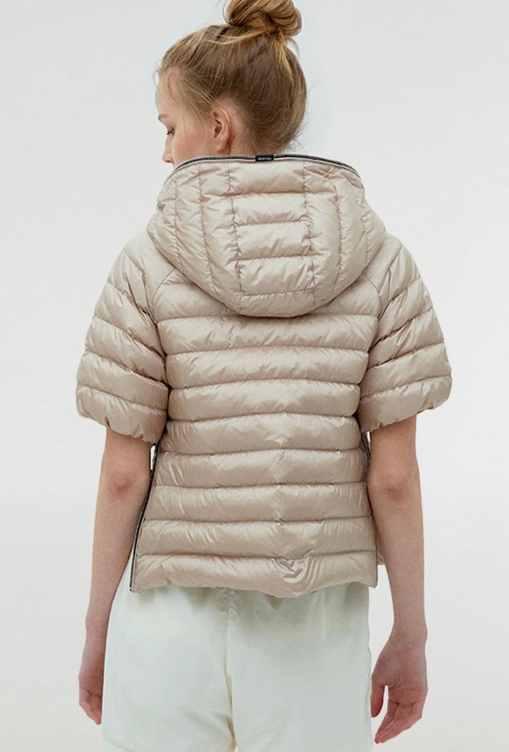 듀베티카 베르니아 반팔 다운 패딩 베이지 40 상품이미지2