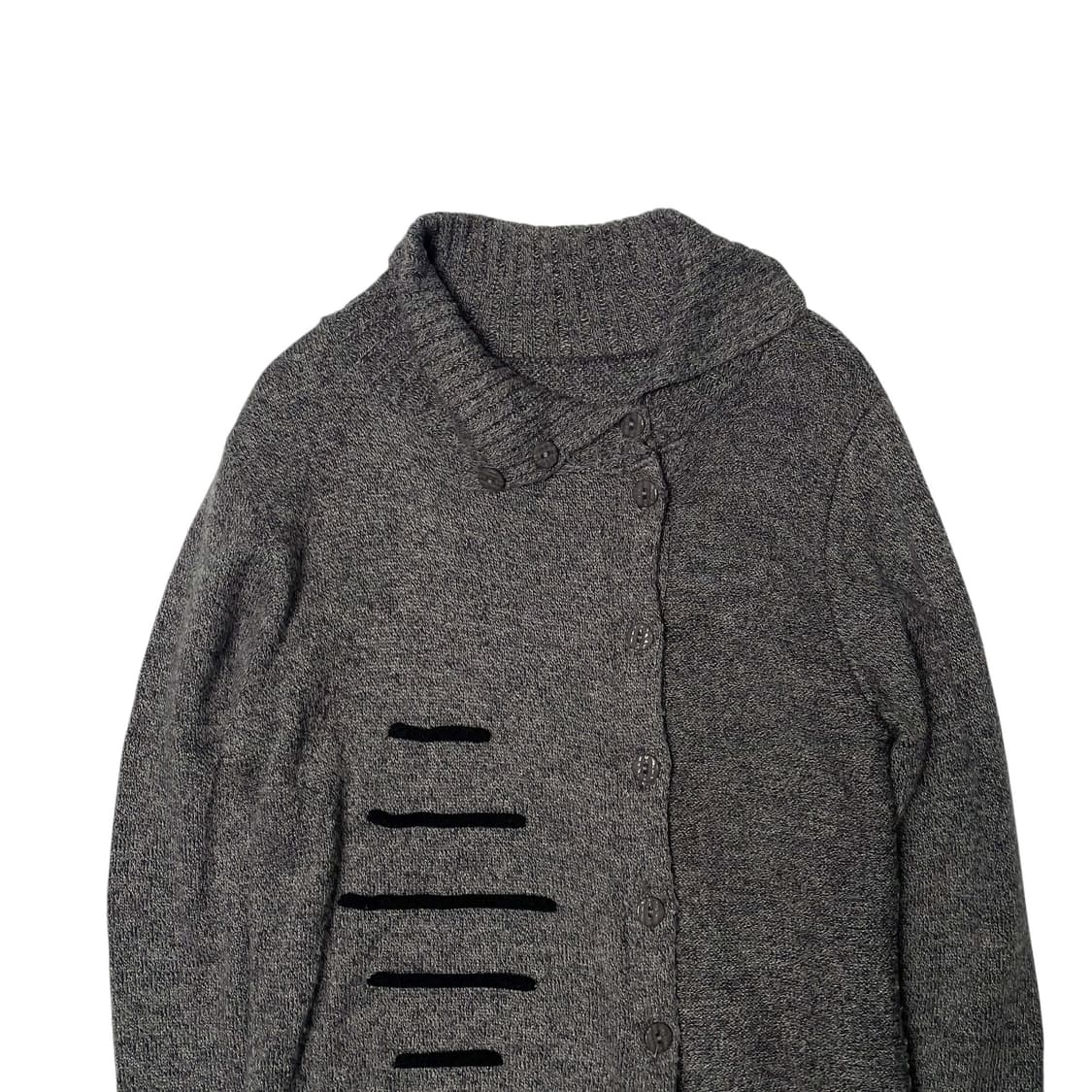 울 블렌드 보카시 스트라이프 니트 가디건 상품이미지2