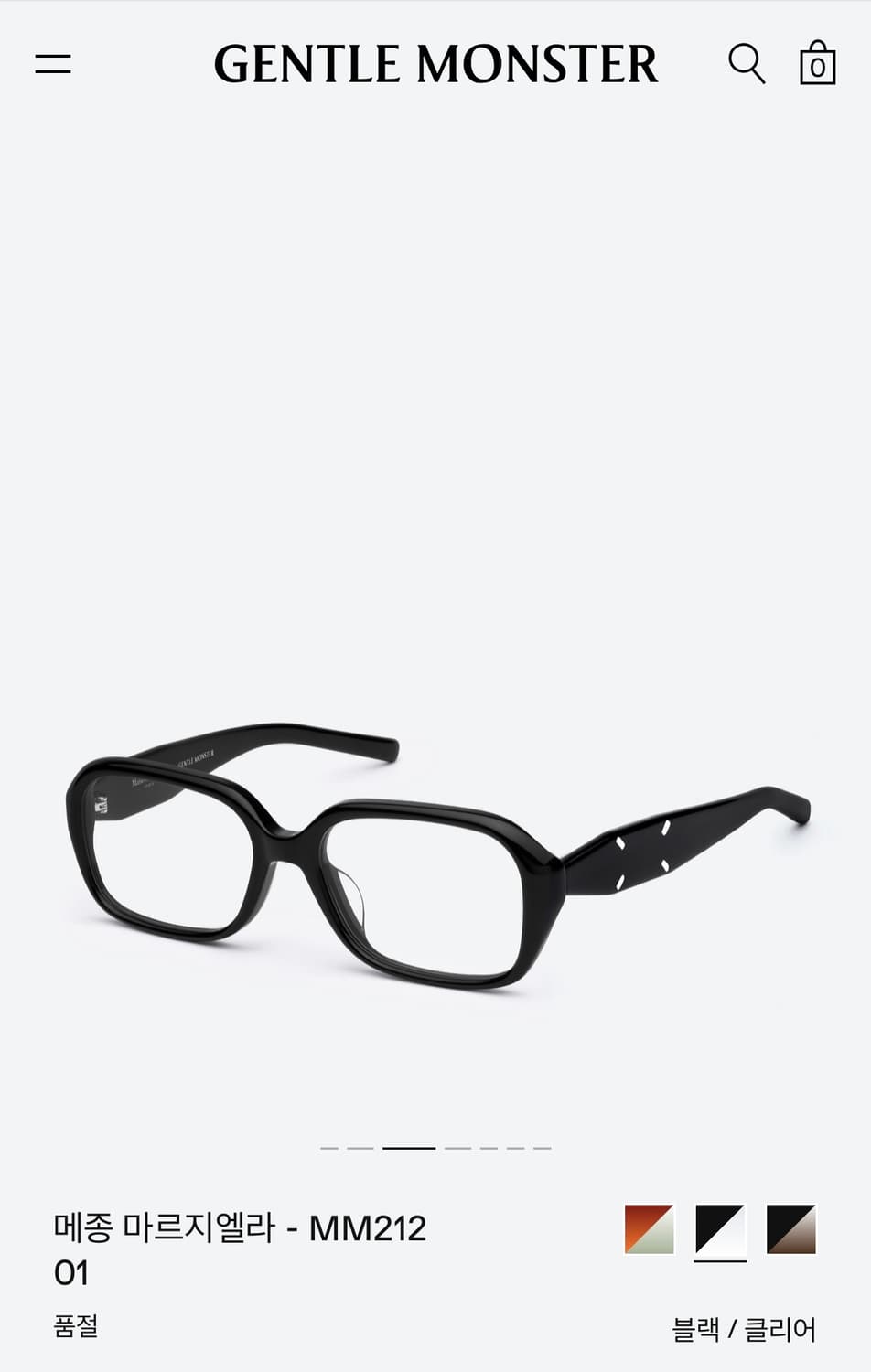 젠틀몬스터 마르지엘라 MM212 상품이미지1