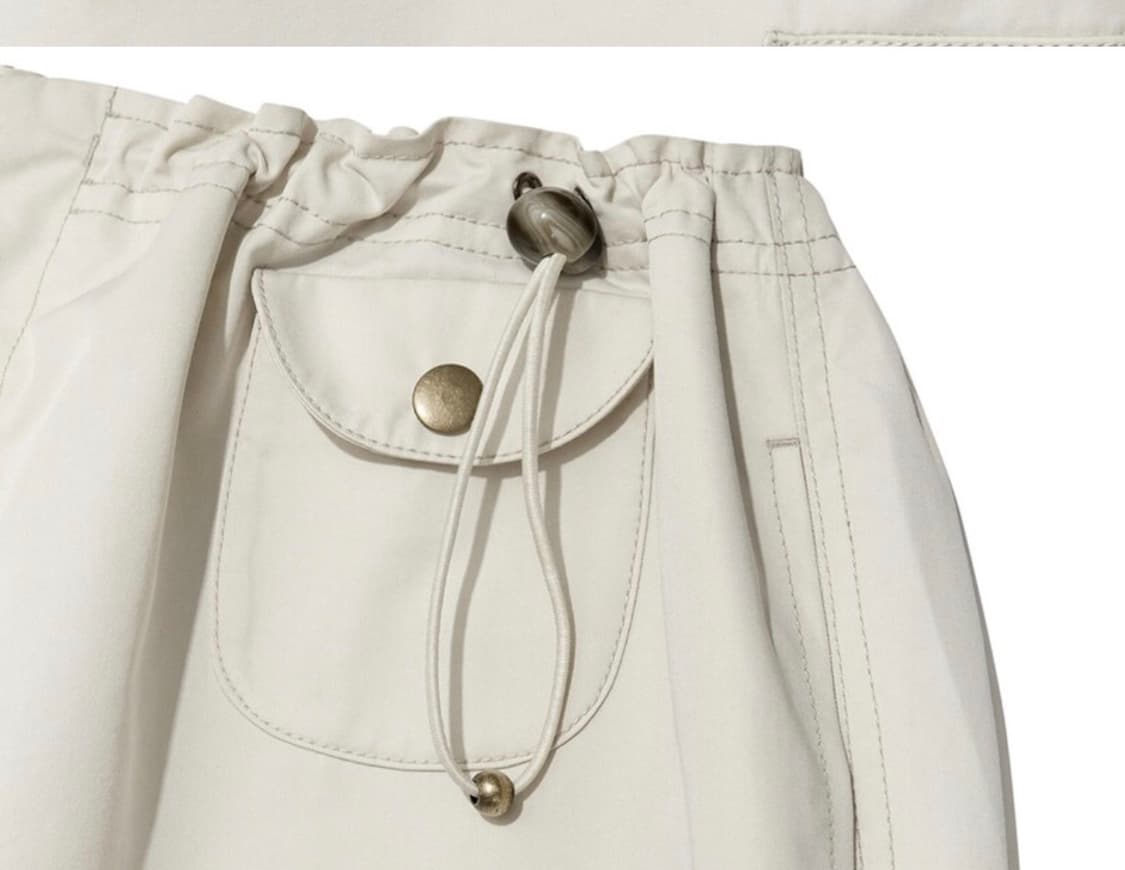 Kijun desert cargo pants unisex cream 상품이미지4