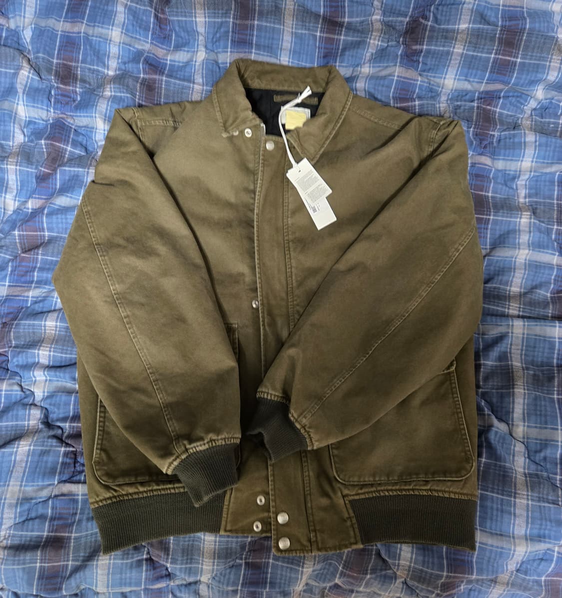 카키스 스테이션 자켓 브라운 xl 판매합니다. 상품이미지2