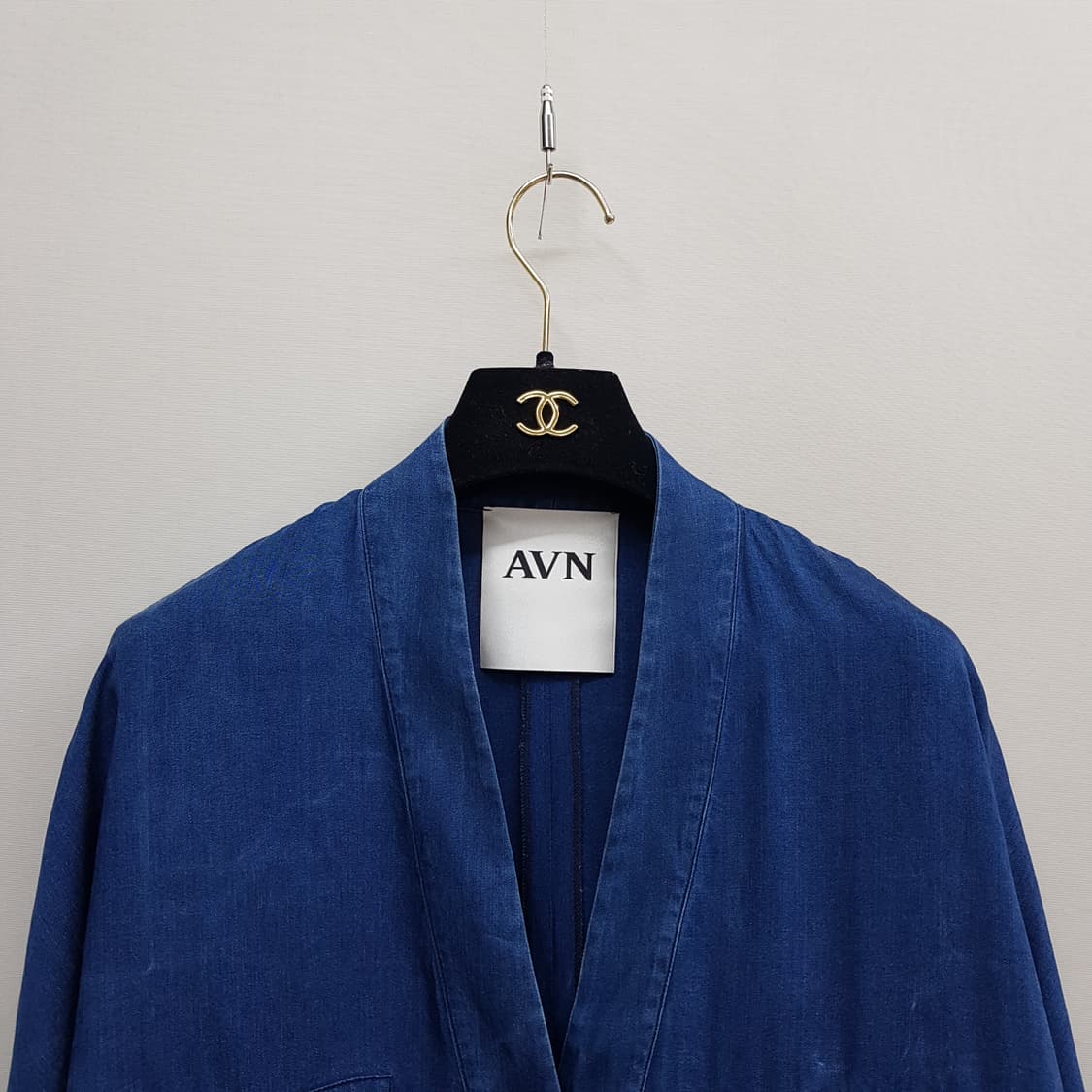 AVN 2022 루즈핏 노카라 포켓 자켓 38사이즈 상품이미지2