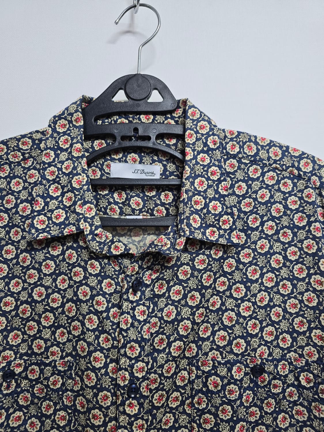 ST듀퐁 플라워 패턴 긴팔 셔츠 남방 상품이미지2