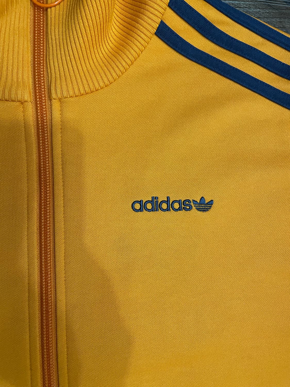 아디다스 베어 자수 베켄바우어 져지 오렌지 상품이미지6