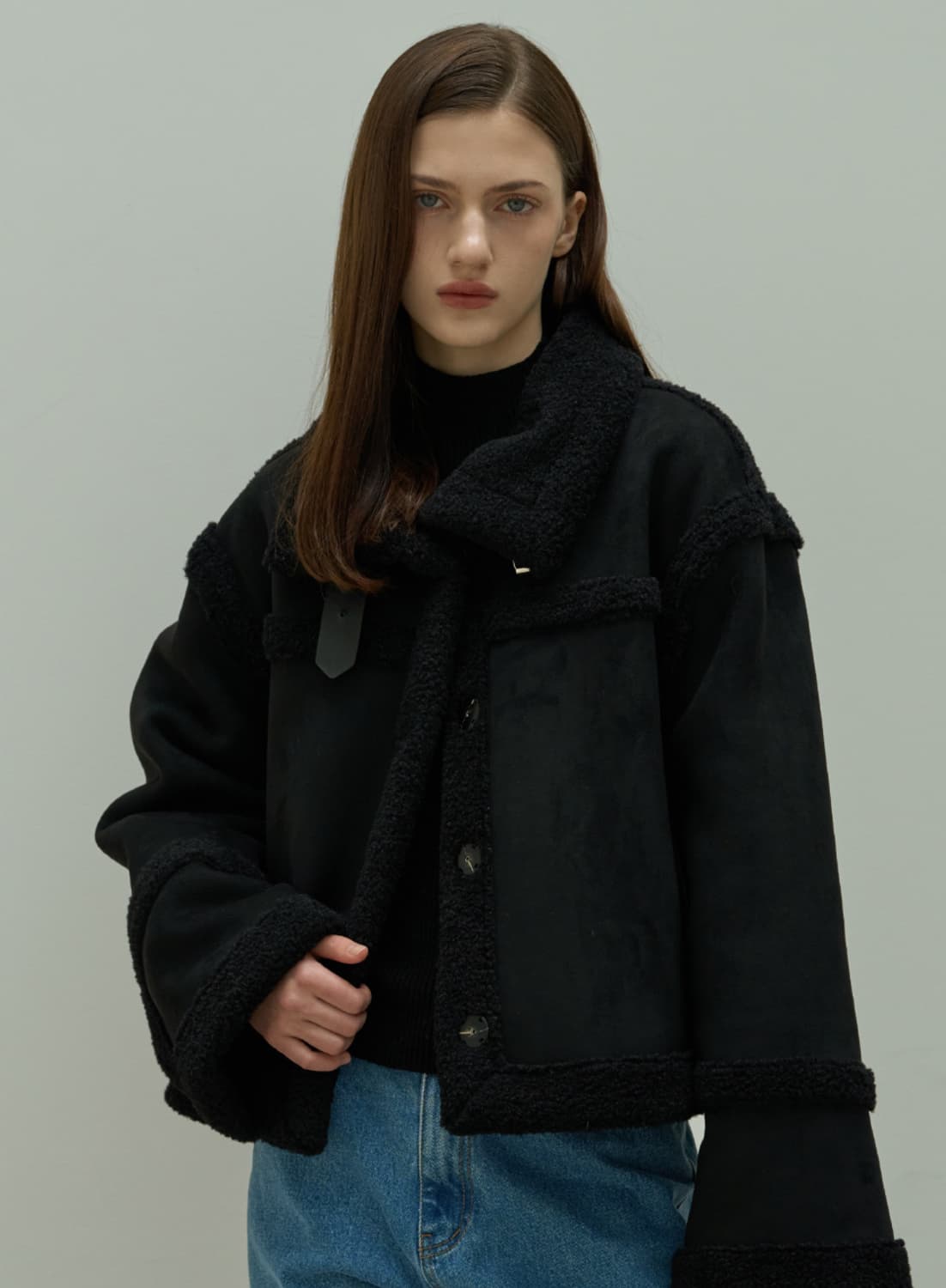 엘리오티 스웨이드 무스탕  상품이미지2