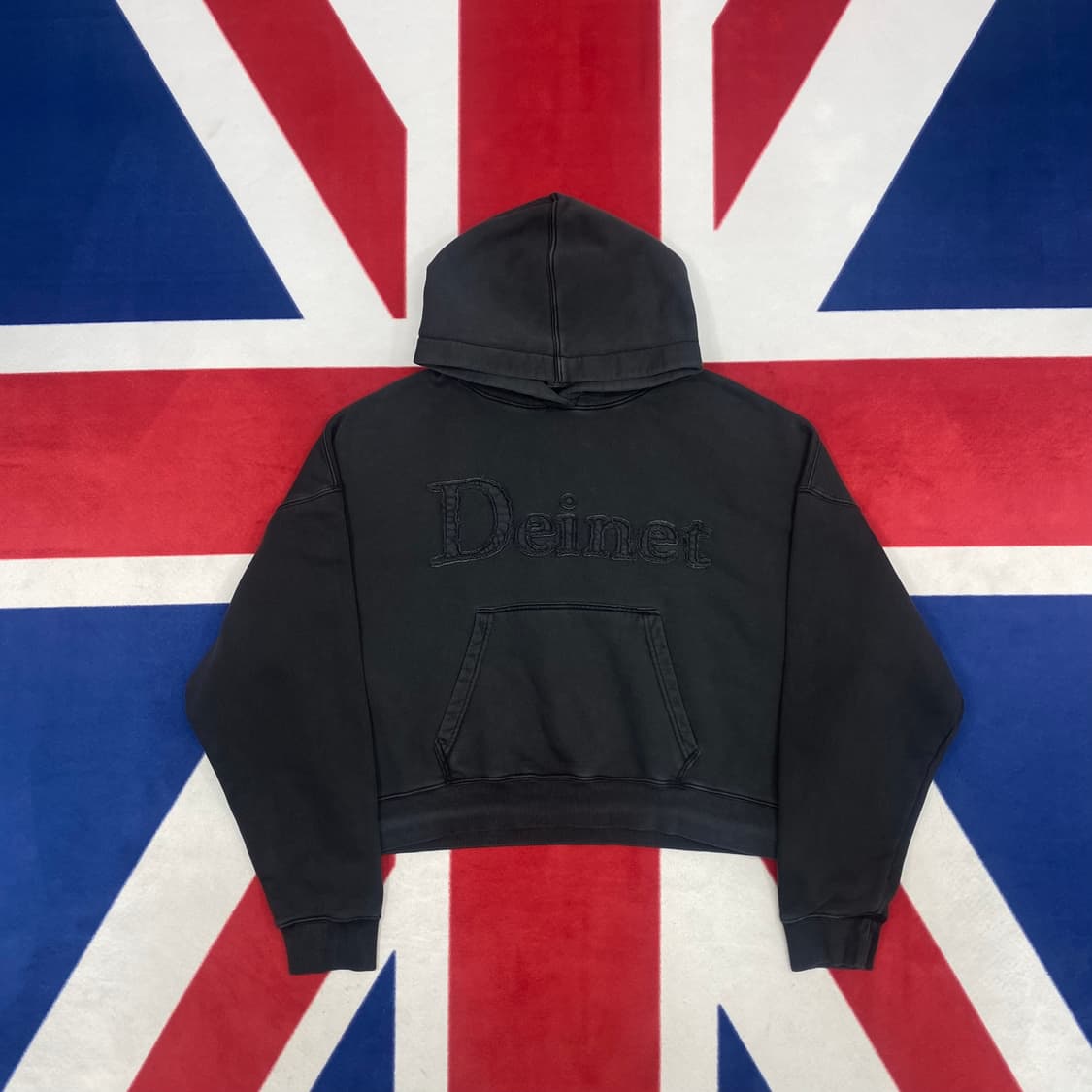 다이닛 머디 패치로고 크롭후드티 여성 FREE 상품이미지1