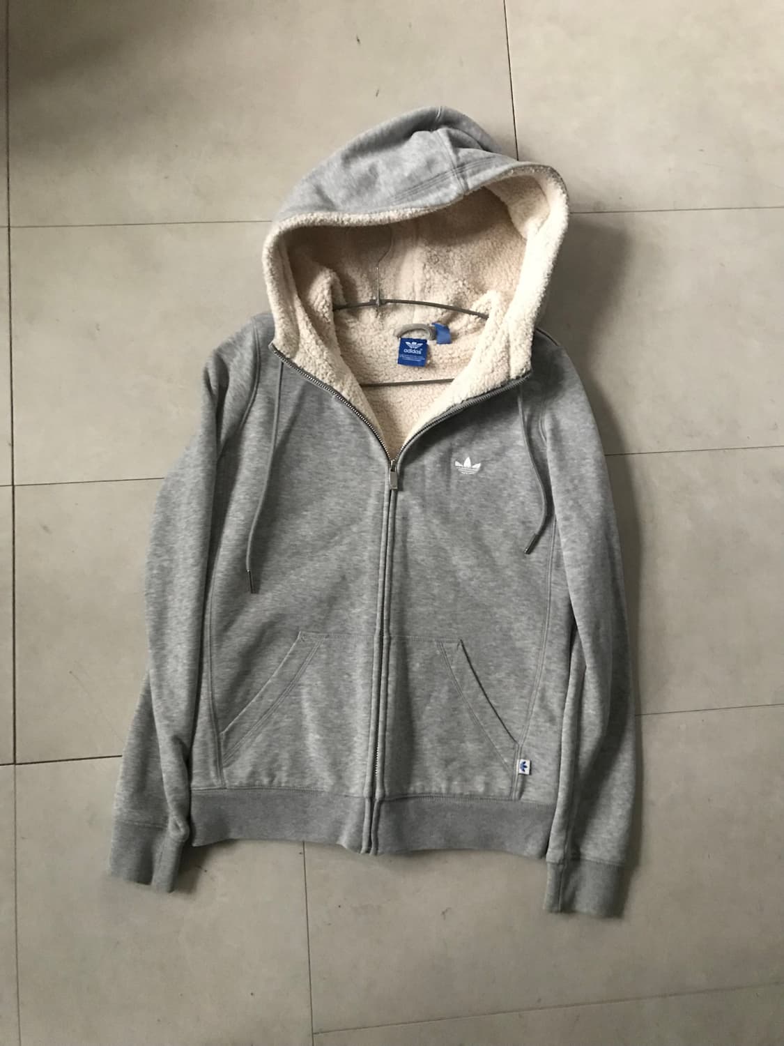 아디다스 그레이 퍼후드집업 상품이미지8