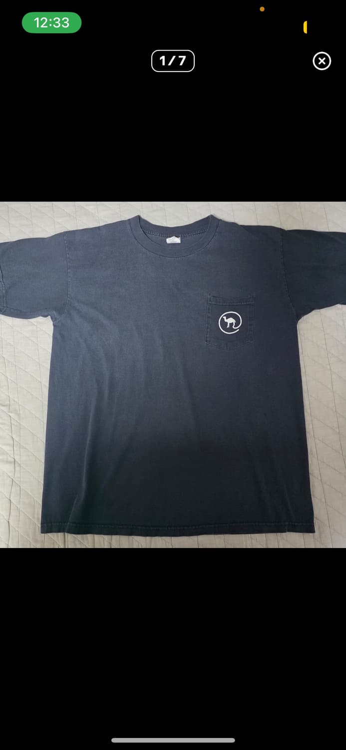 카멜 포켓 프로모 티셔츠 ver.라이트페이드 상품이미지1