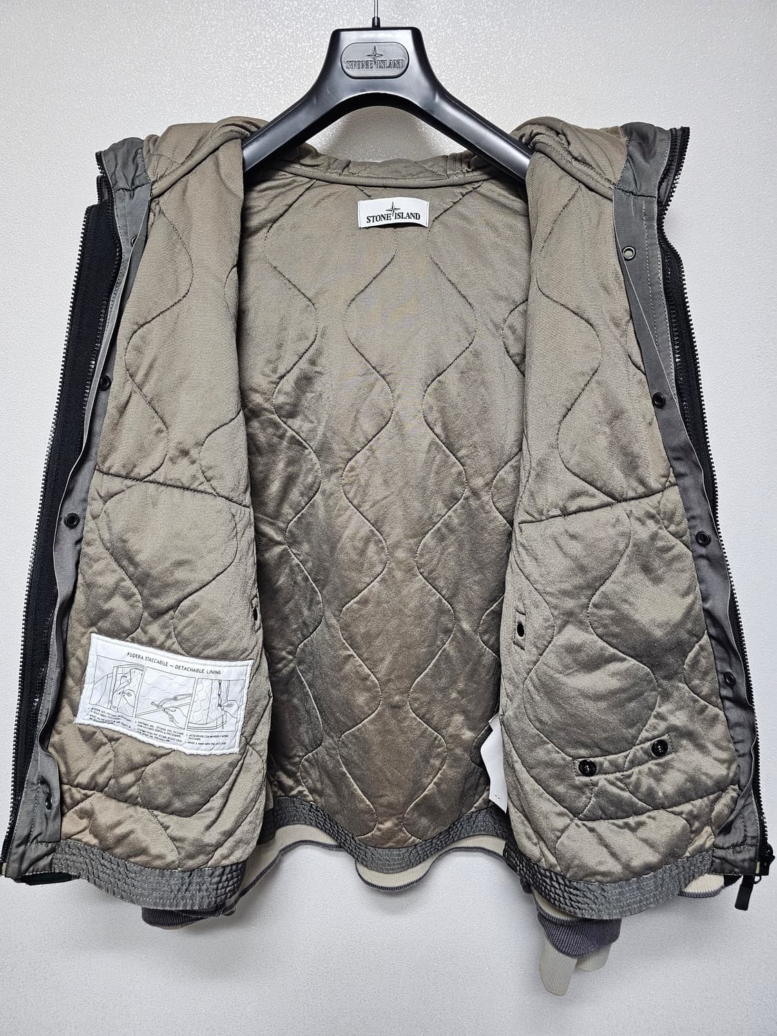 스톤아일랜드 깔깔이 내피 니트 패딩 상품이미지8