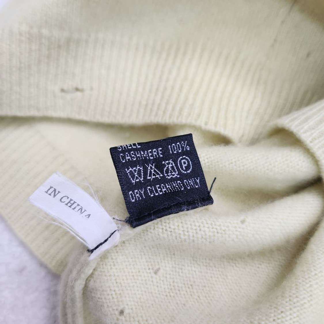 터틀넥 100% 캐시미어 반팔 니트 상품이미지5