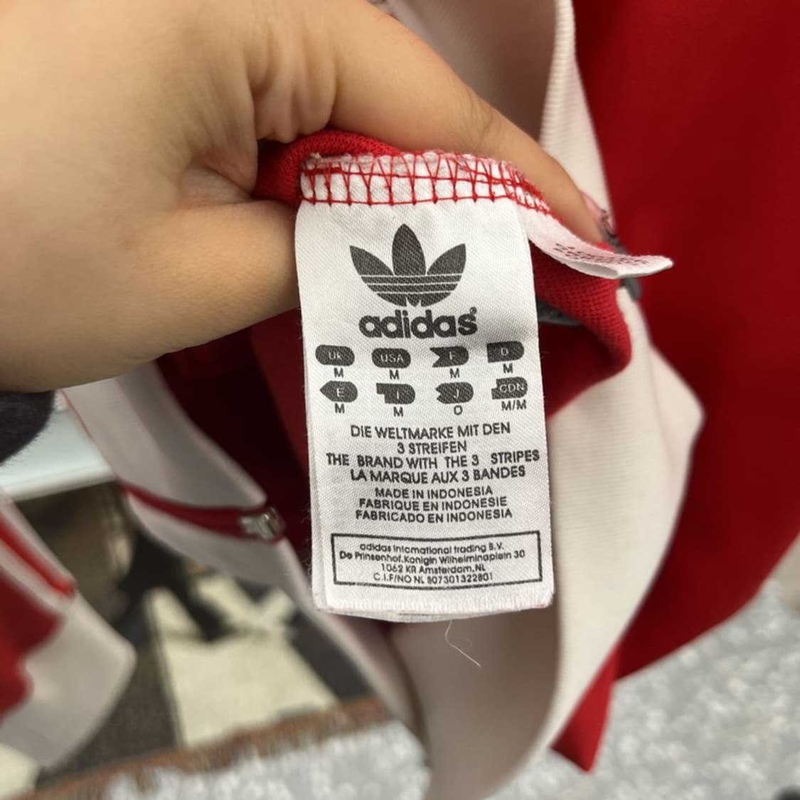 아디다스 희귀 올드스쿨 레트로 칠레 유니폼 져지 집업 M C12540 상품이미지6