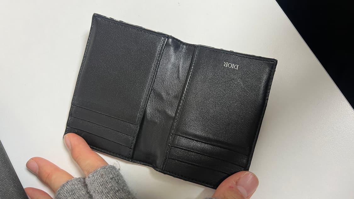 디올 오블리크 2단 카드지갑 상품이미지3