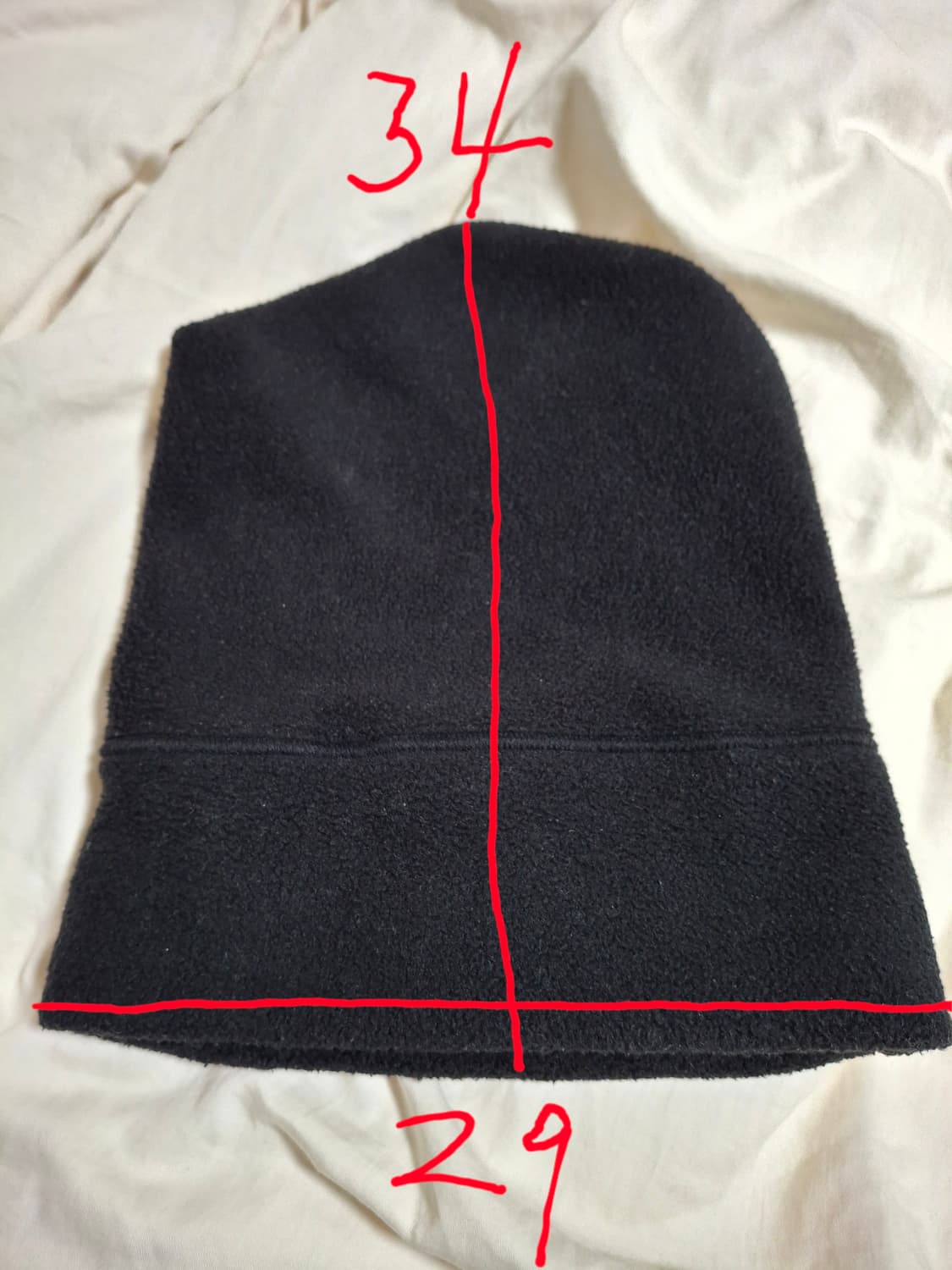 HEAD 플리스 비니 두툼 블랙 상품이미지5