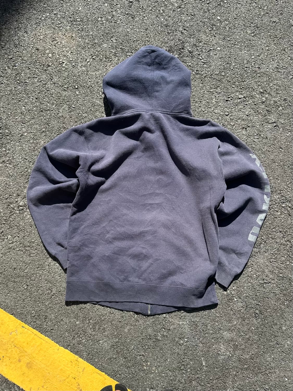 90-00‘s Oakley logo faded Hood zip-up 상품이미지9