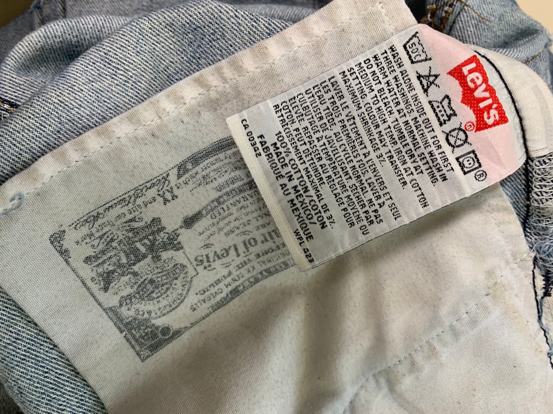 리바이스 501 데님 빈티지 커스텀 팬츠 상품이미지5