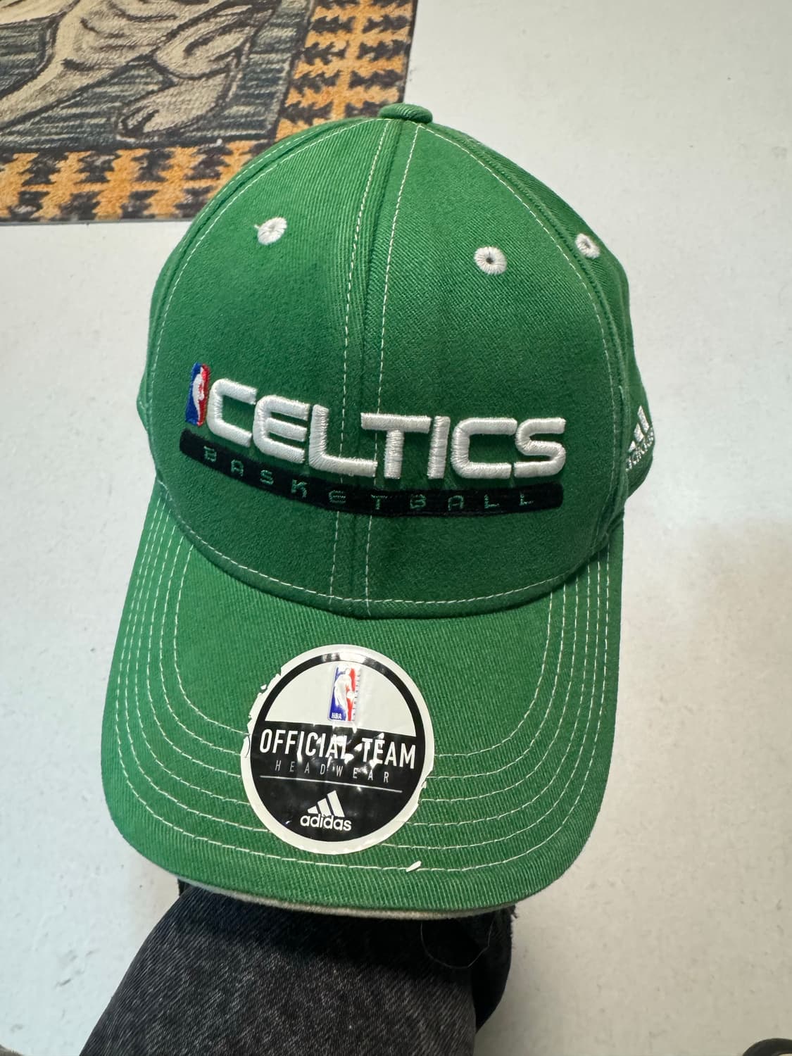 아디다스 nba 셀틱 빈티지 농구팀 볼캡 모자 스냅백 그린 트러커캡 상품이미지1