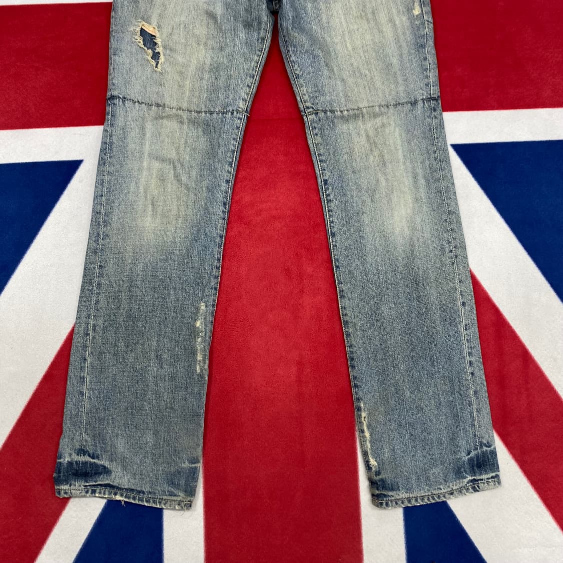 PPFM 더블 웨이스트 데님팬츠 L 상품이미지3