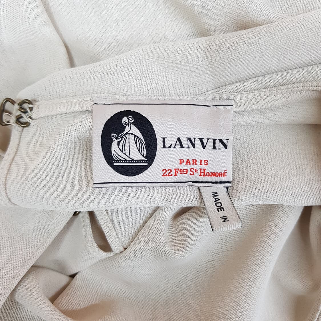 랑방 LANVIN 드레이프 슬리브 롱 원피스 38사이즈 상품이미지5