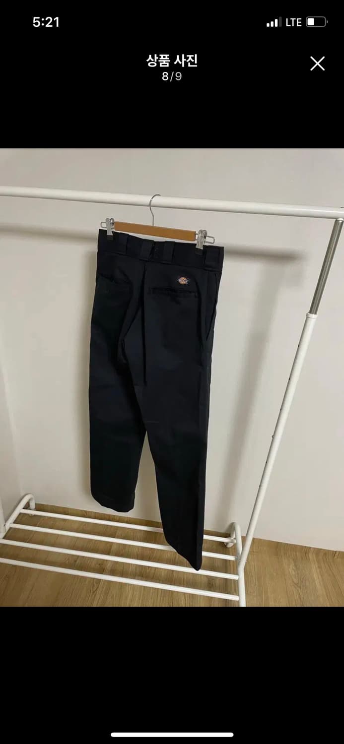 디키즈 874 오리지널핏 로우라이즈 팬츠 블랙 워크웨어 딕키즈 상품이미지8