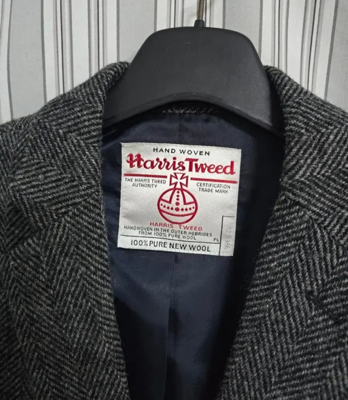 (95)  헤지스 해리스트위드 헤링본 남성 코트 상품이미지4