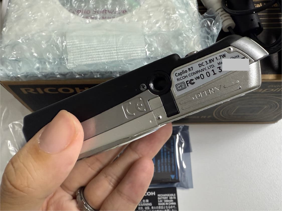 리코 Caplio R7 디지털 카메라 빈티지카메라 상품이미지5