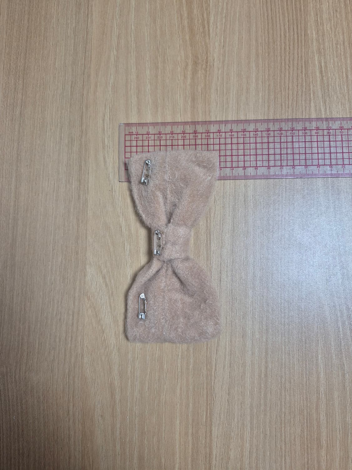 리즈리사 기모리본브로치 베이지칼라 상품이미지3