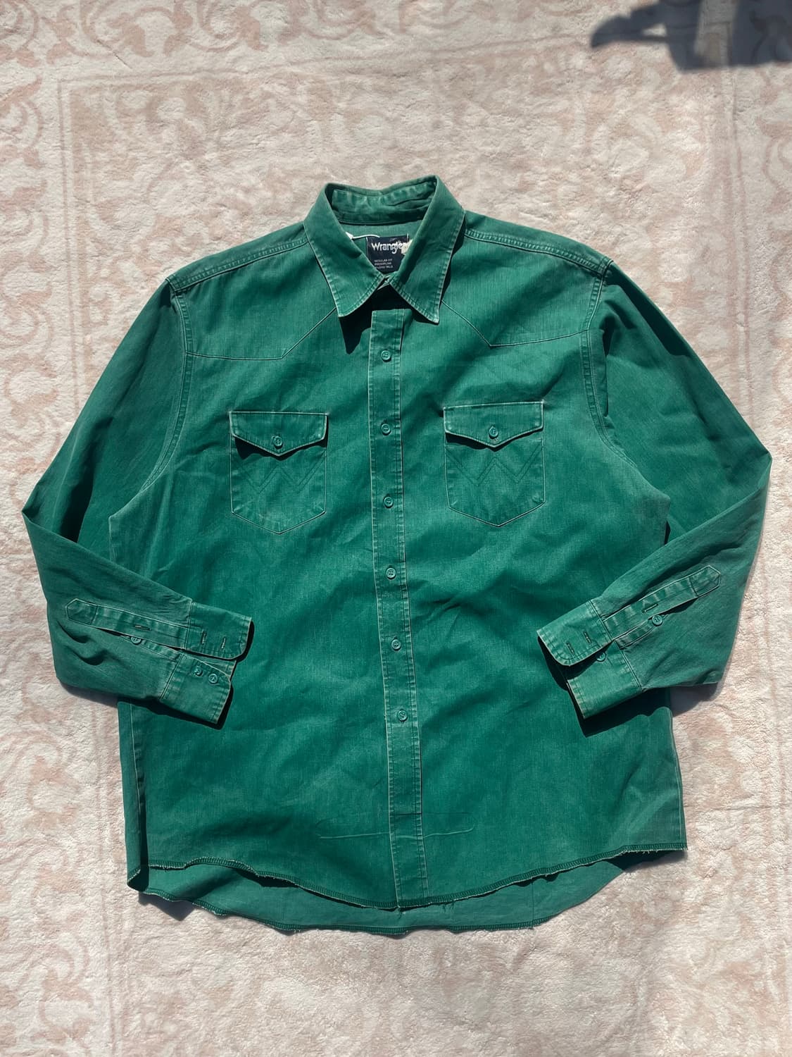 랭글러 피그먼트그린 웨스턴셔츠 상품이미지3