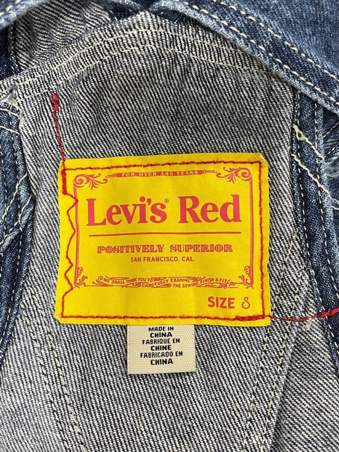 리바이스 레드라인 빈티지 오버롤 팬츠 S 상품이미지3