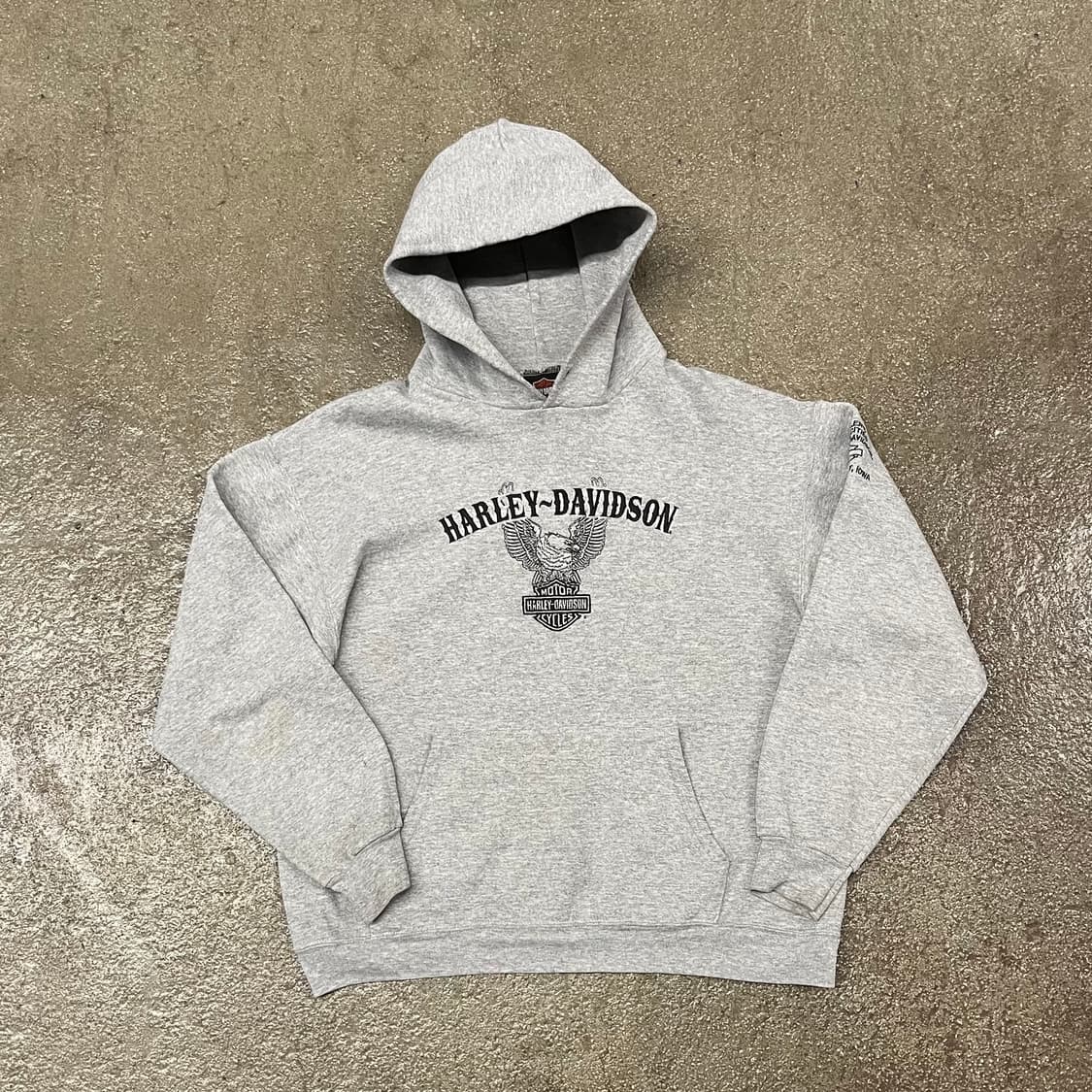 할리데이비슨 이글 로고 후드티 (100) 상품이미지3
