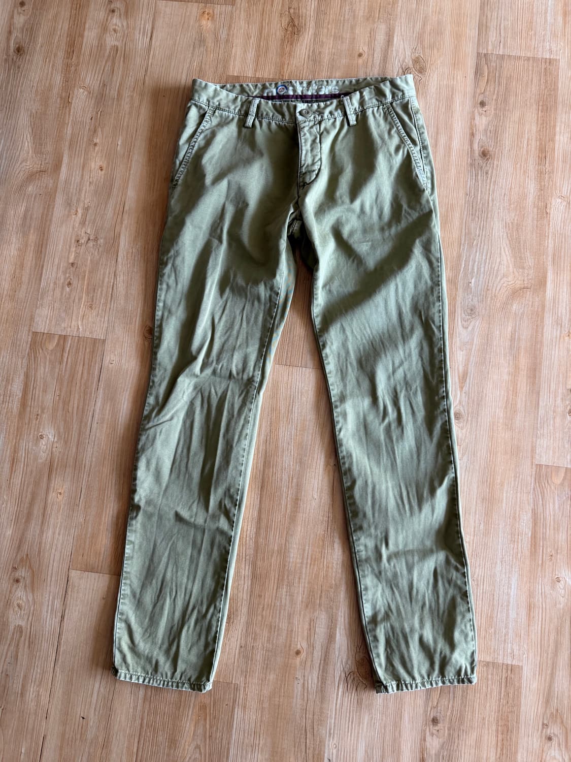 모드피터스 카키색 가먼트 바지 32사이즈 인터메조 수입 상품이미지1