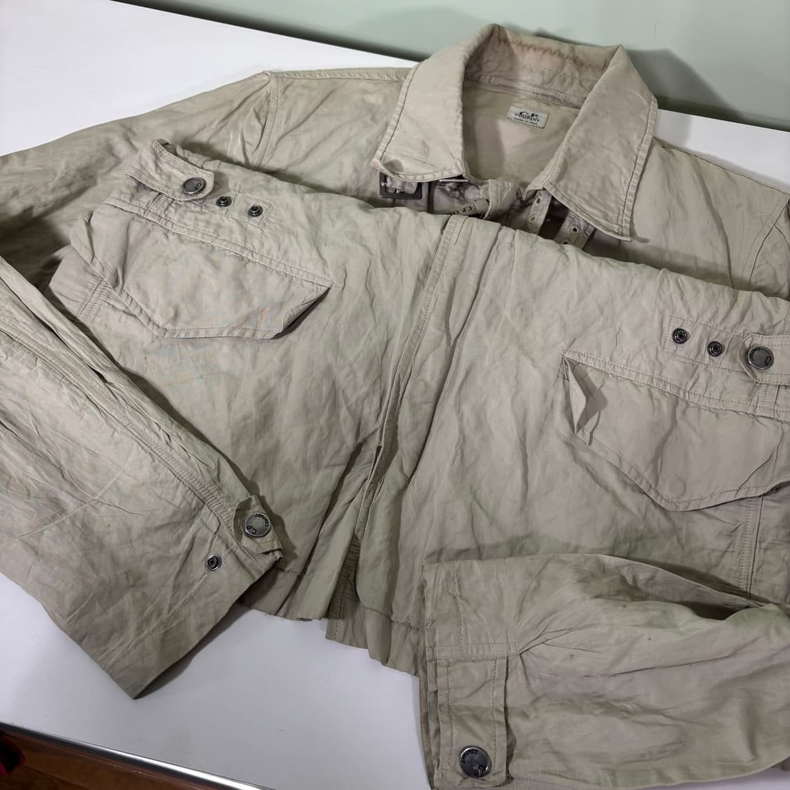 95-100 CP컴퍼니 베이지 나일론 야상자켓 상품이미지3