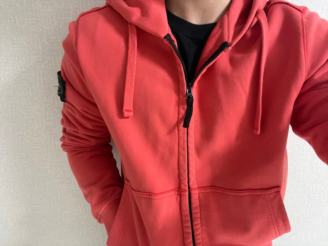 Stone Island Brushed Hoodie Full Zip-L 상품이미지3