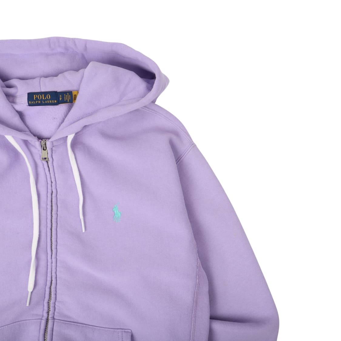 폴로 랄프로렌 QR 퍼플 코튼 후드집업 상품이미지3