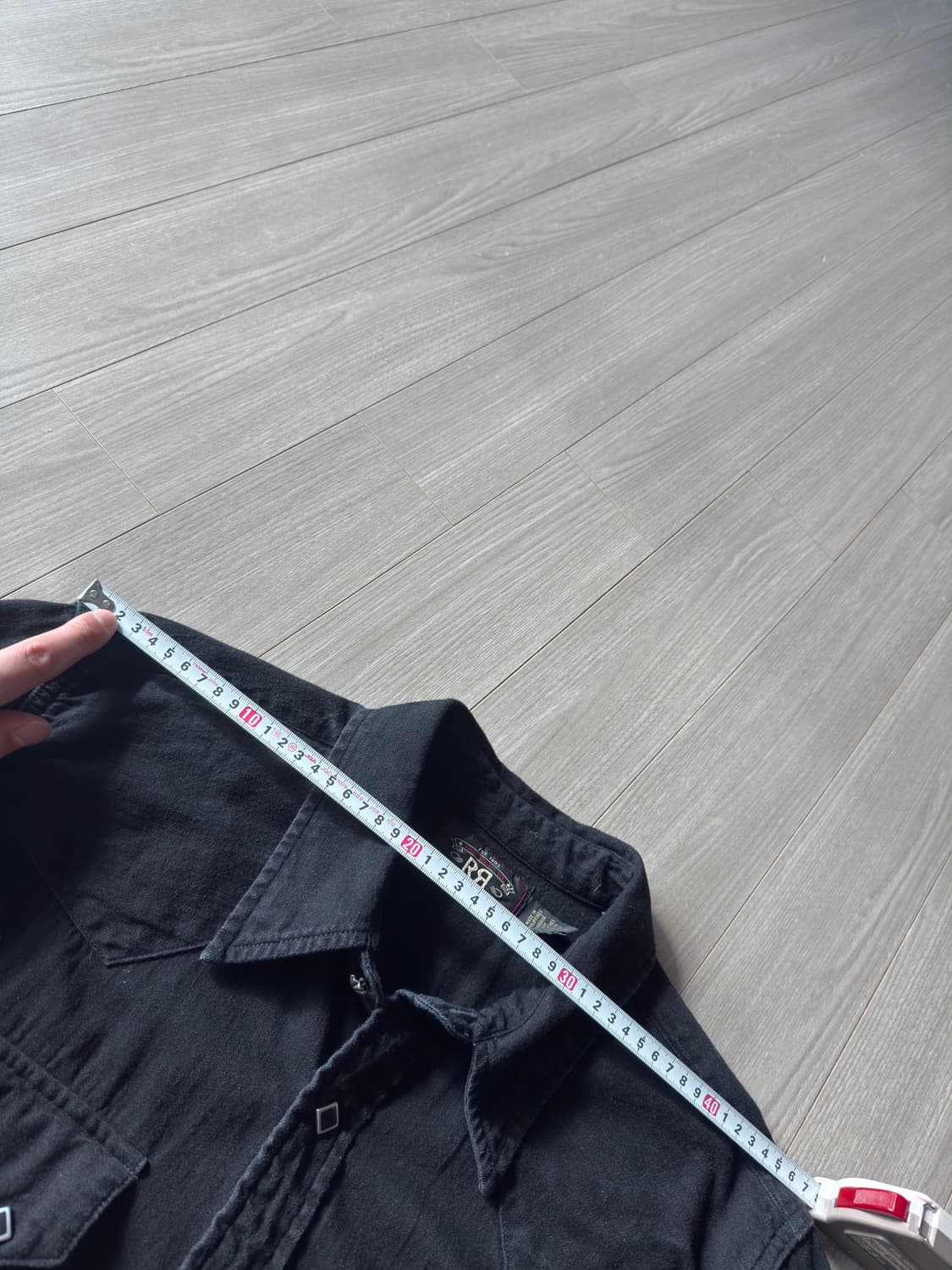 rrl 더블알엘 웨스턴 셔츠 블랙 xl 상품이미지7