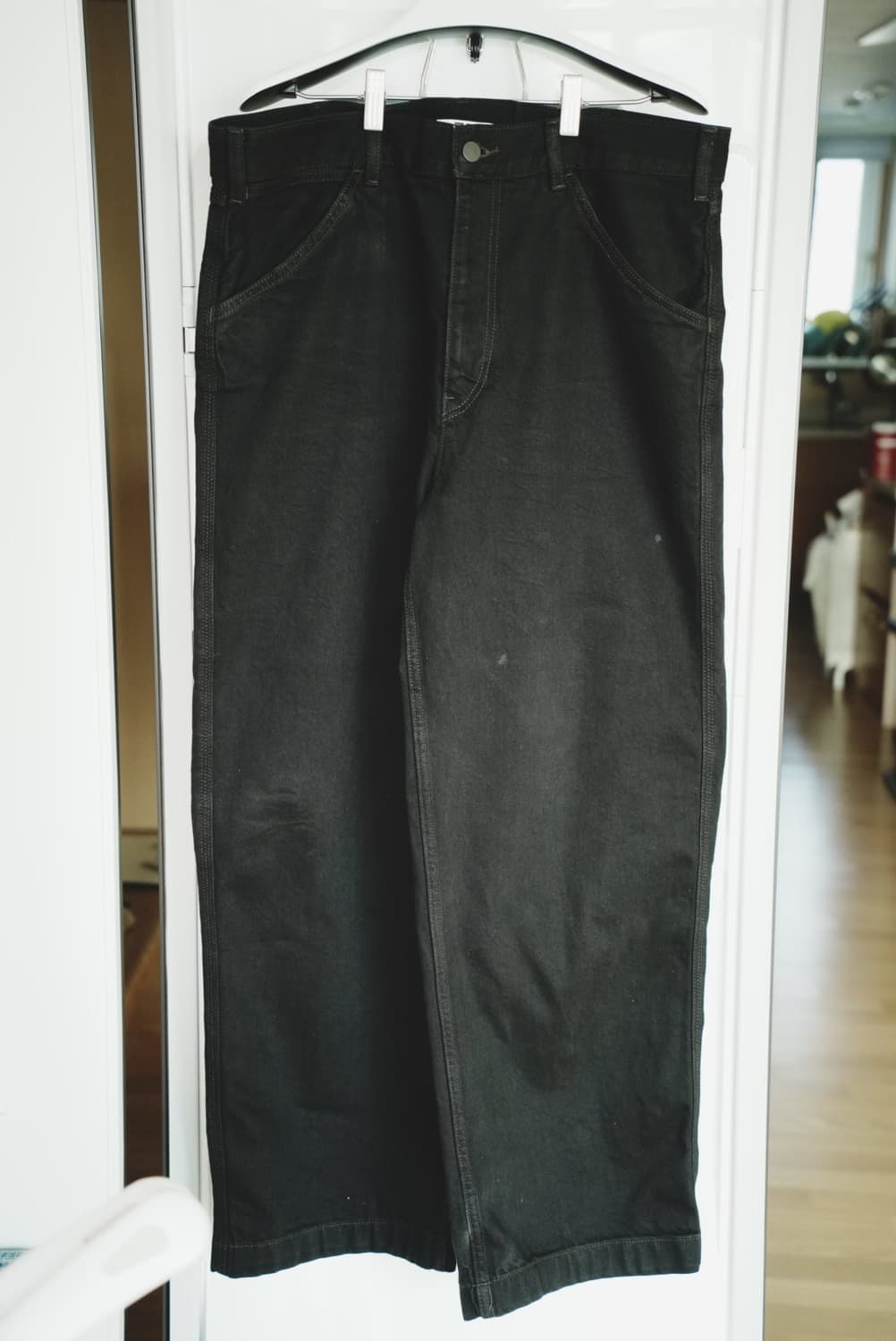 유니클로 U 와이드 핏 컬러진 블랙 상품이미지2