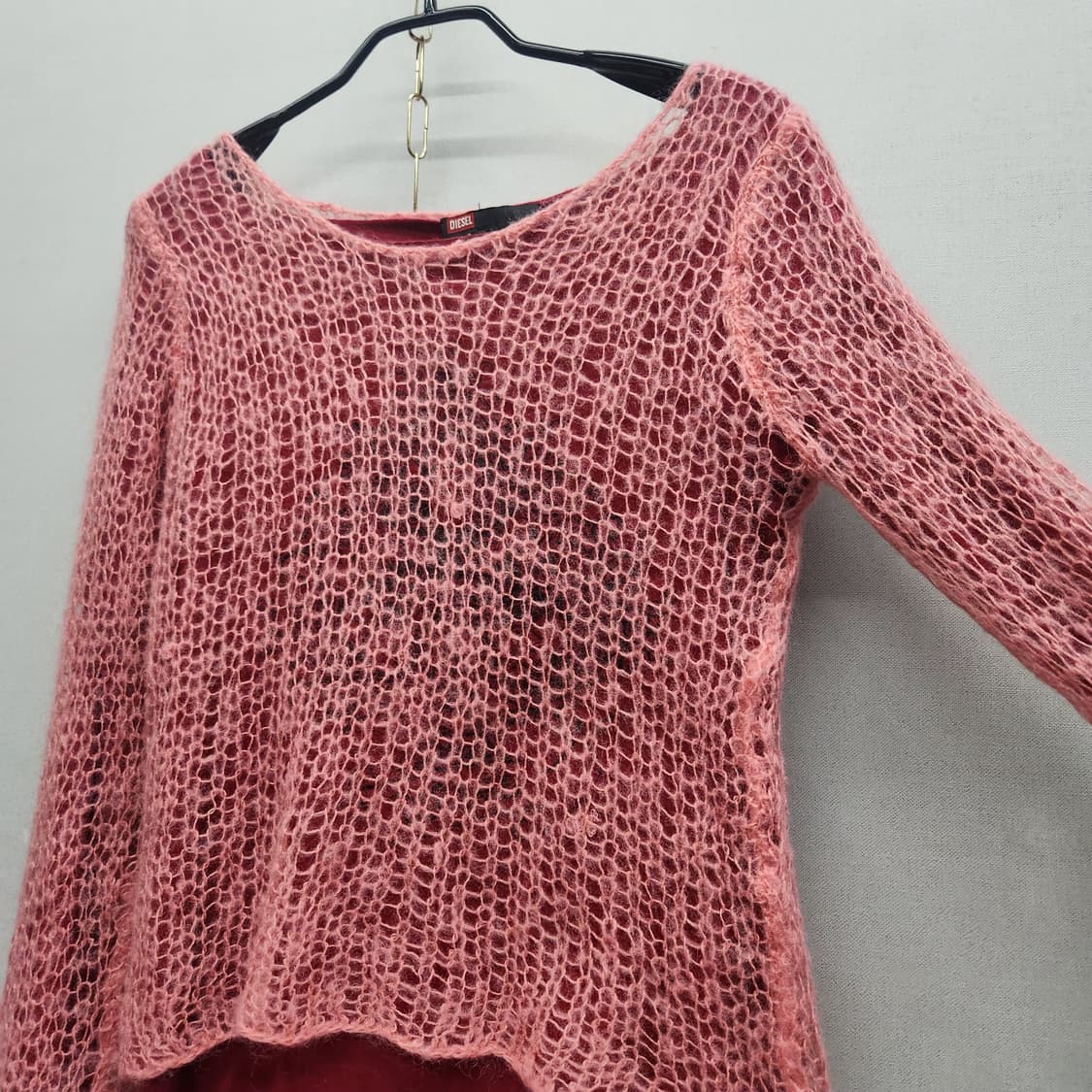 디젤 Y2K 디자인 빈티지 모헤어 니트 S(S) 상품이미지3