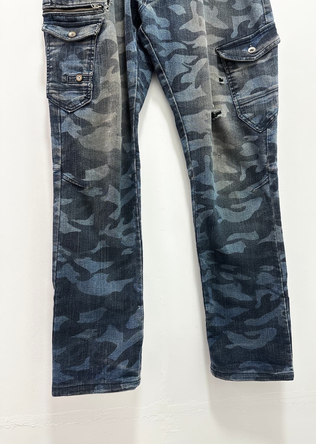 Z dragon camo denim cargo pants 상품이미지6