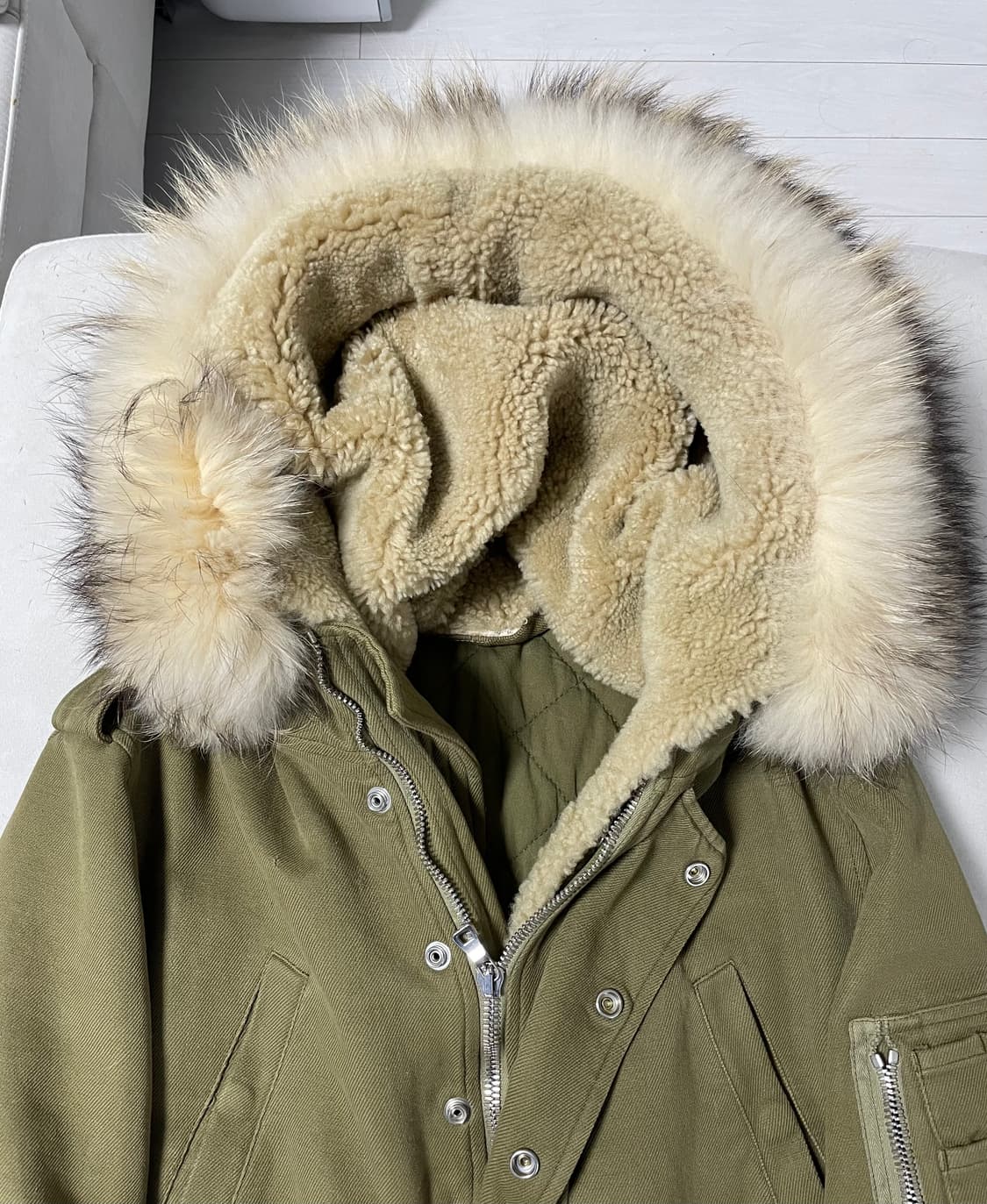 발망 11aw 라쿤퍼 야상 상품이미지4