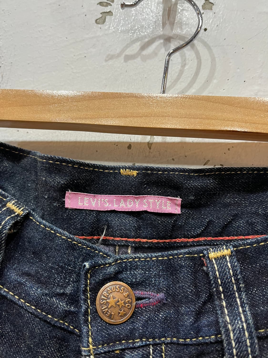 00s 리바이스 셀비지 로우라이즈 부츠컷 데님팬츠 Made in JPN 상품이미지7