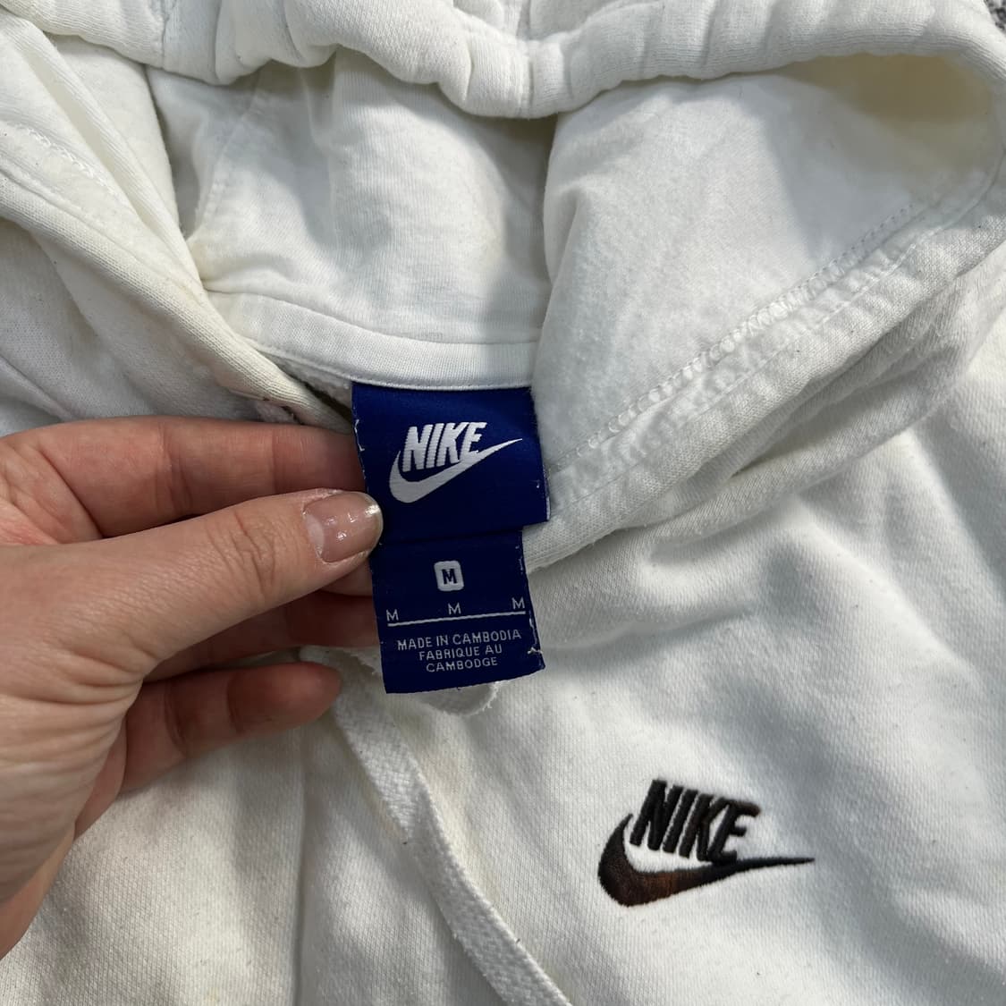 M 나이키 스우시 후드 티셔츠 0410M 상품이미지2