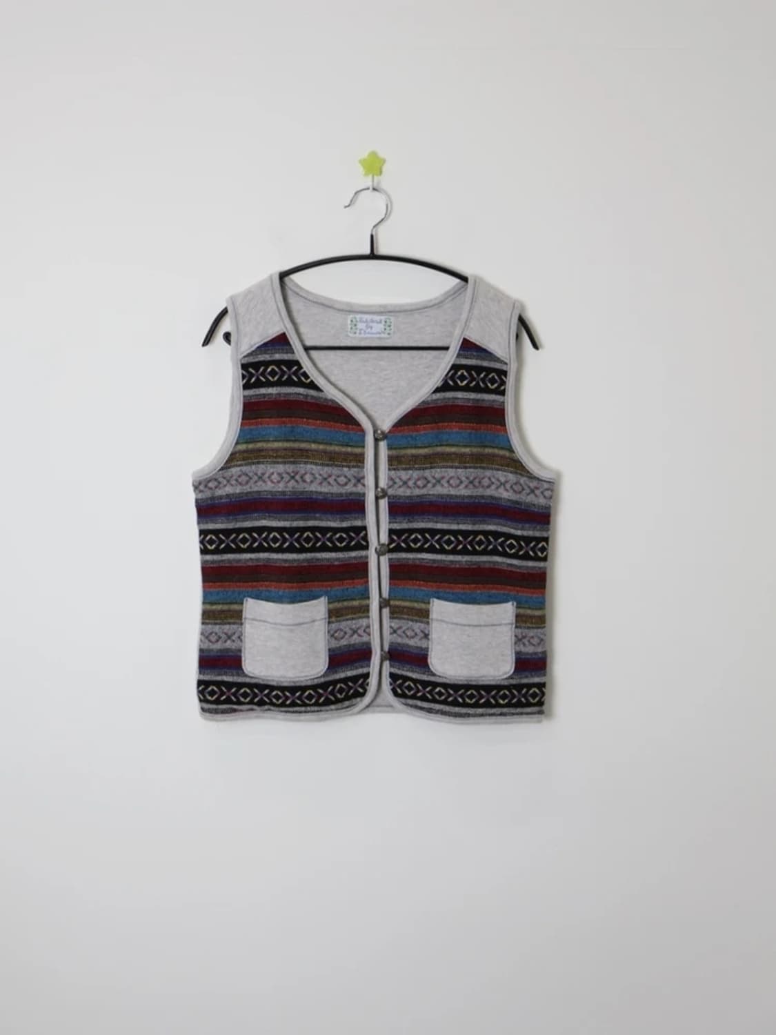  Lartdevie Pattern Knit Vest 상품이미지4