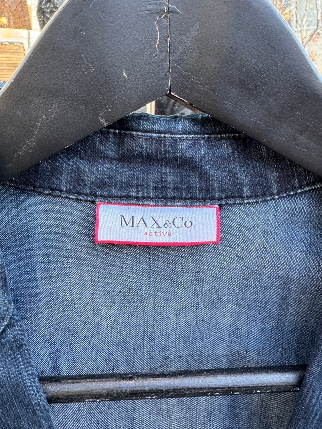 막스앤코 지퍼 디테일 데님자켓  상품이미지2