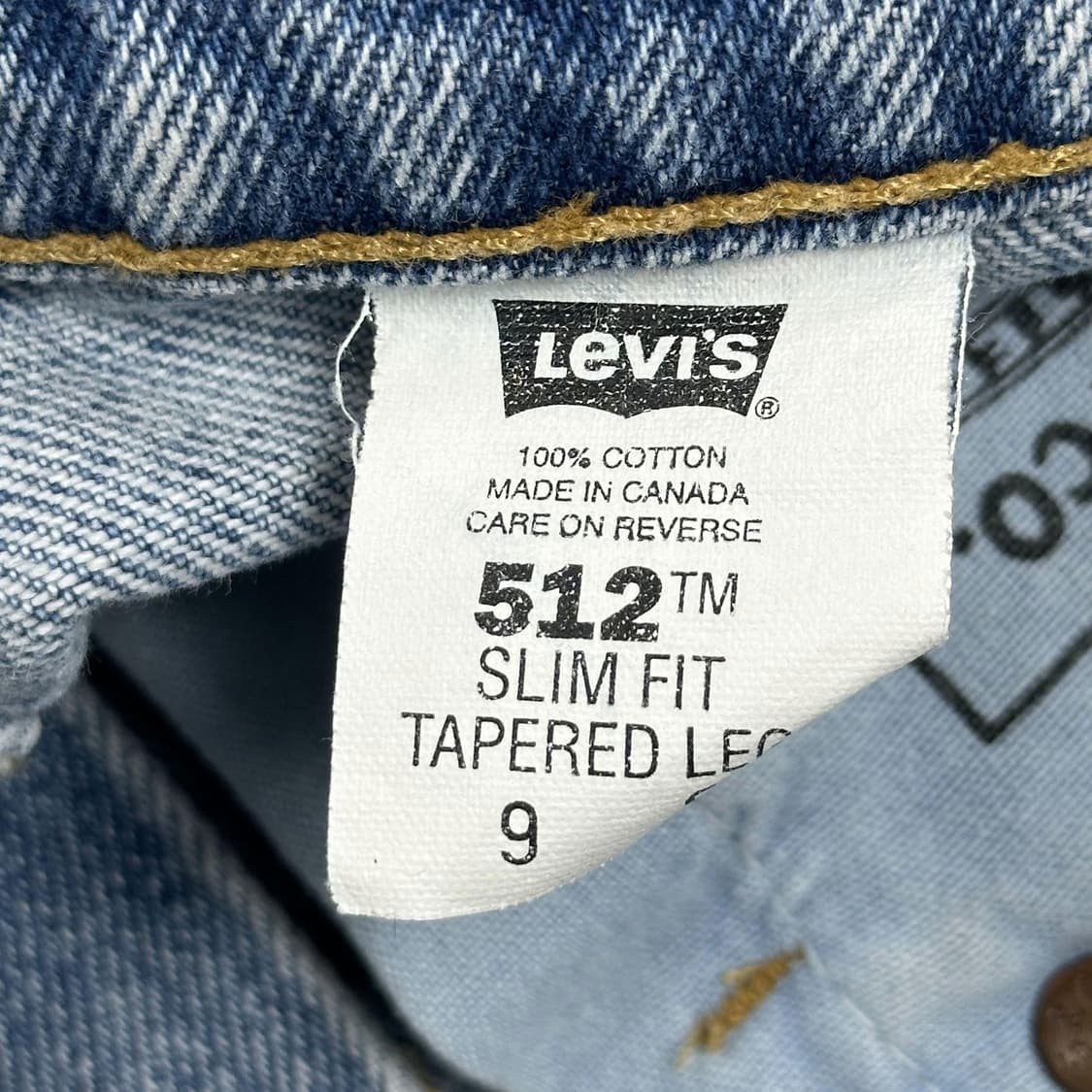 27 90s 리바이스 512 여성 클래식 테이퍼드 데님팬츠 상품이미지6