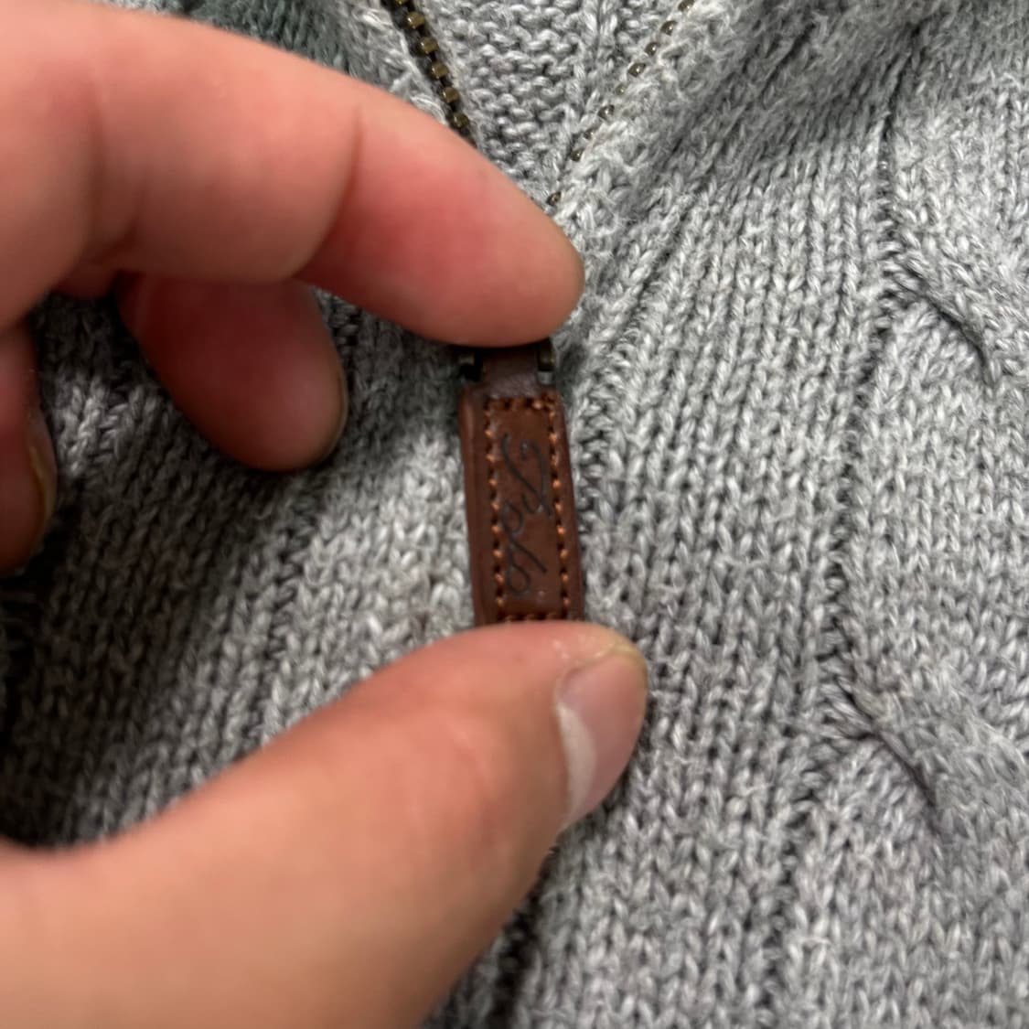 95 폴로 랄프로렌 꽈배기 반집업 니트 상품이미지4