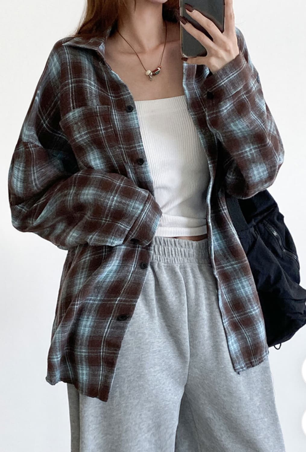 겨울 체크셔츠 상품이미지1