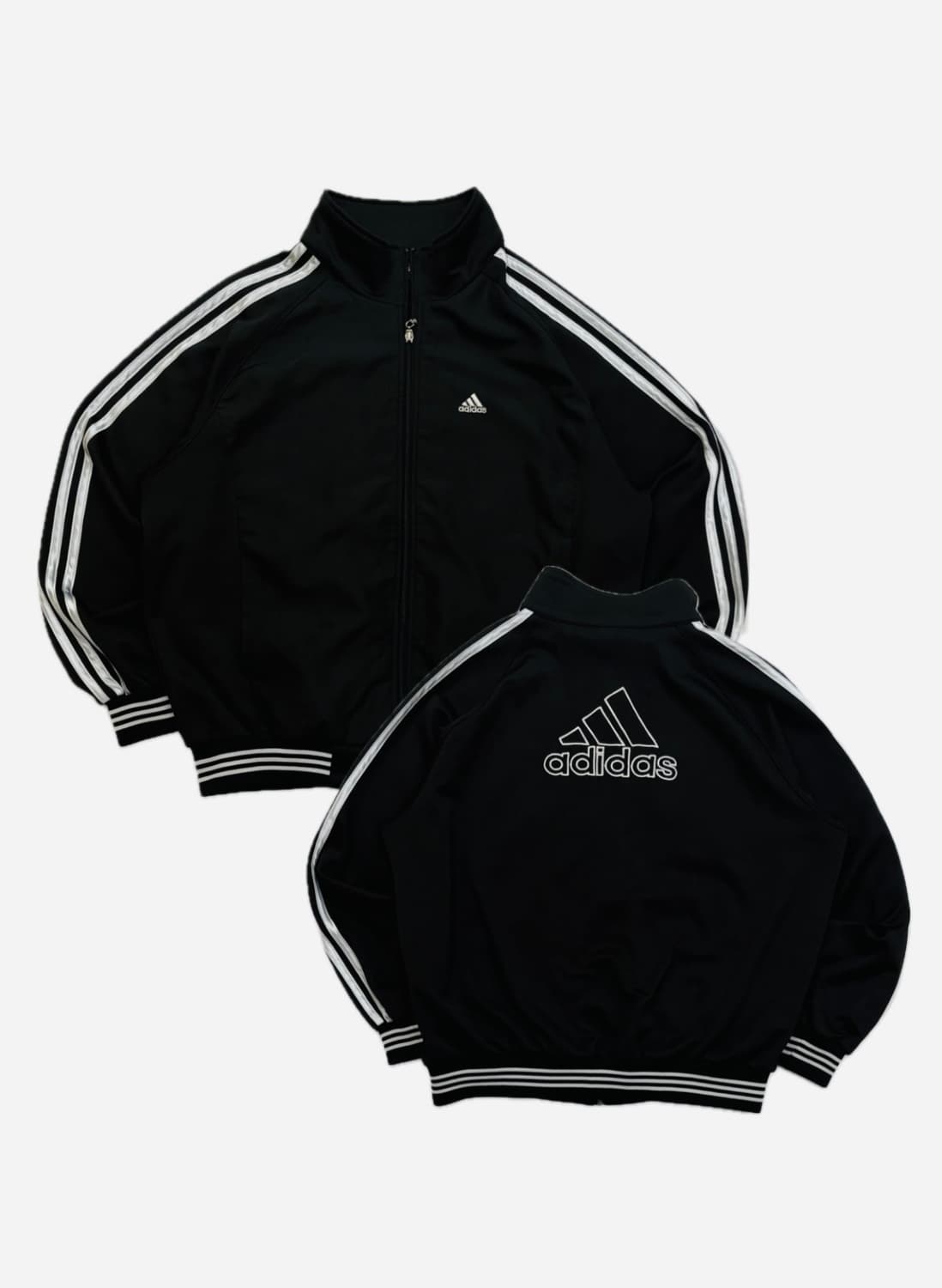 adidas 아디다스 빈티지 대장급 실버 빅로고 져지 상품이미지1