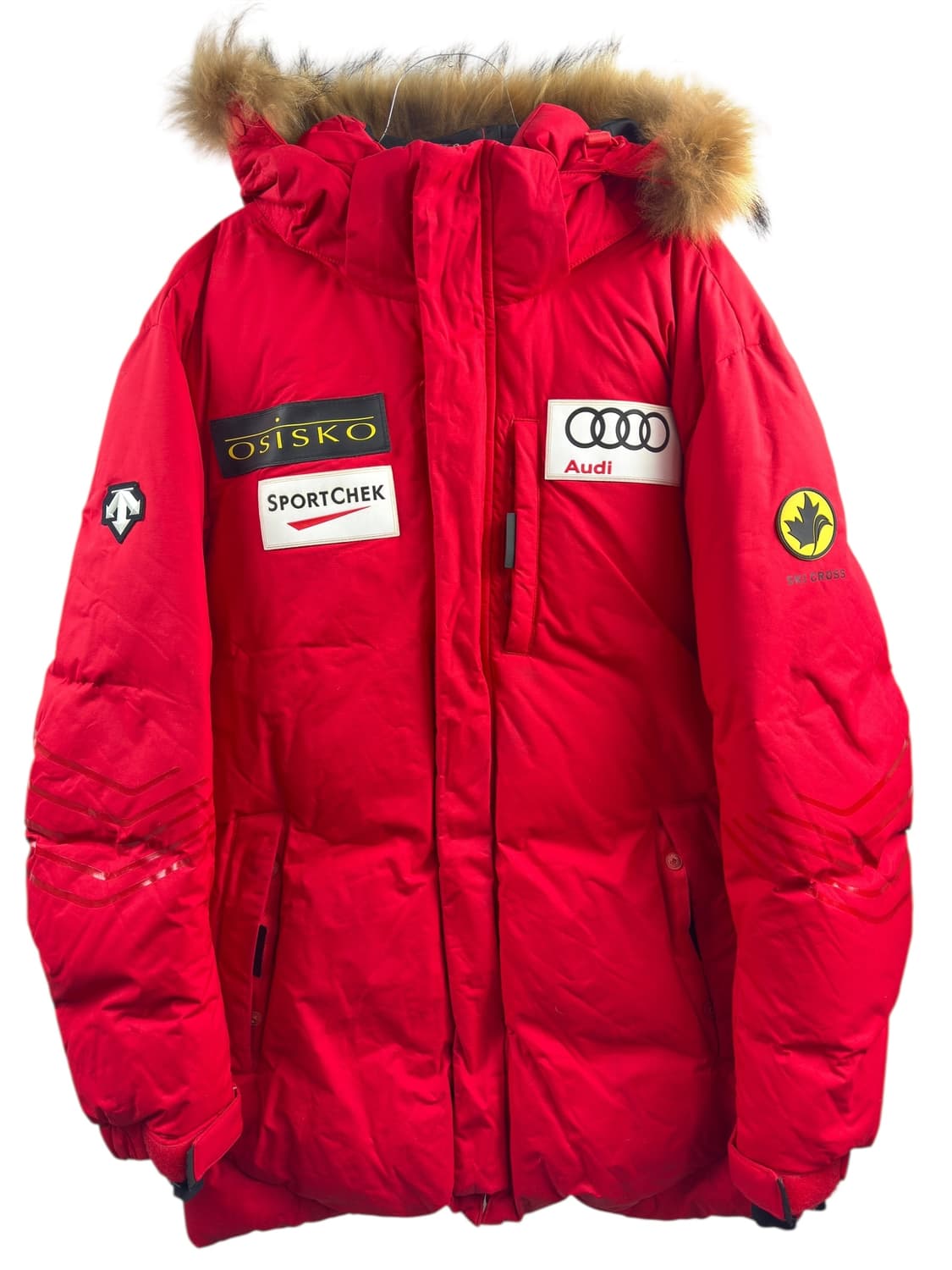 데상트 아우디 레드 패딩1500 상품이미지1