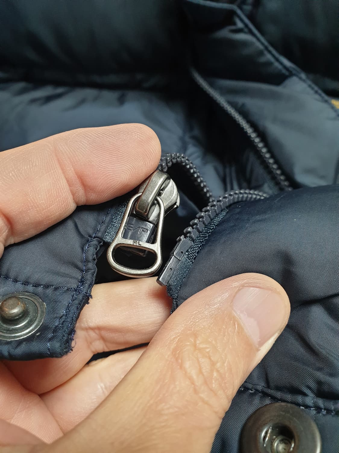 [m/95~100] 폴로 푸퍼 후드패딩 네이비 상품이미지6