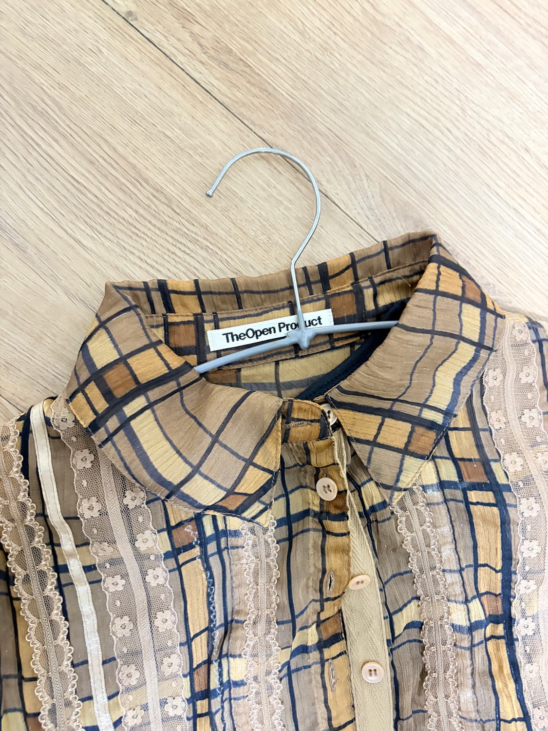 더오픈프로덕트open yy 체크 셔츠 상품이미지4