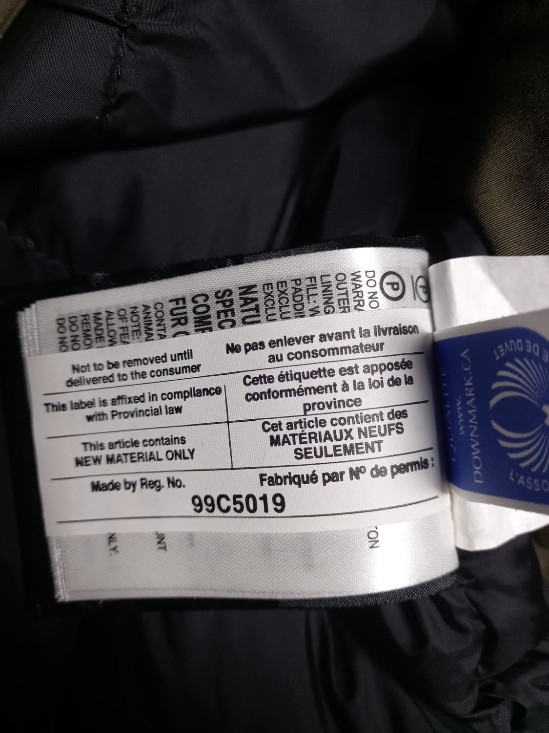 캐나다구스 퓨전 여성 파카패딩  카키 xxs 상품이미지8